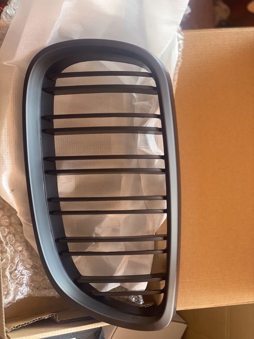 Grile Duble Centrale Negru Mat BMW Seria 3 Coupe 2010-2013 E92 E93