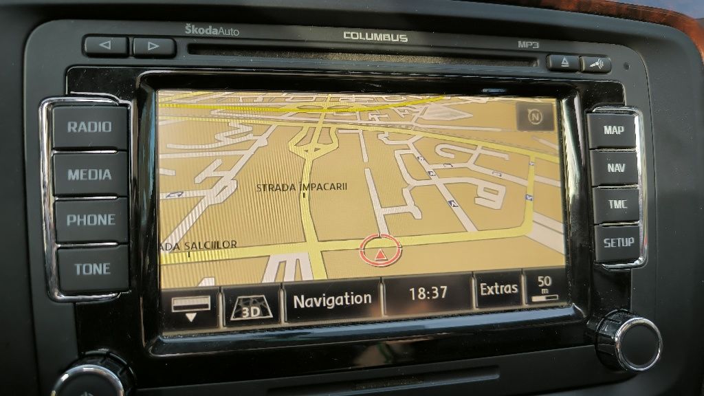 Harta navigatie Volkswagen Skoda Seat
