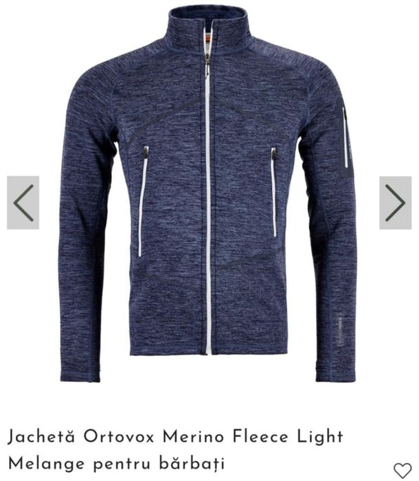 Jacheta bărbați drumeție Ortovox merinos M