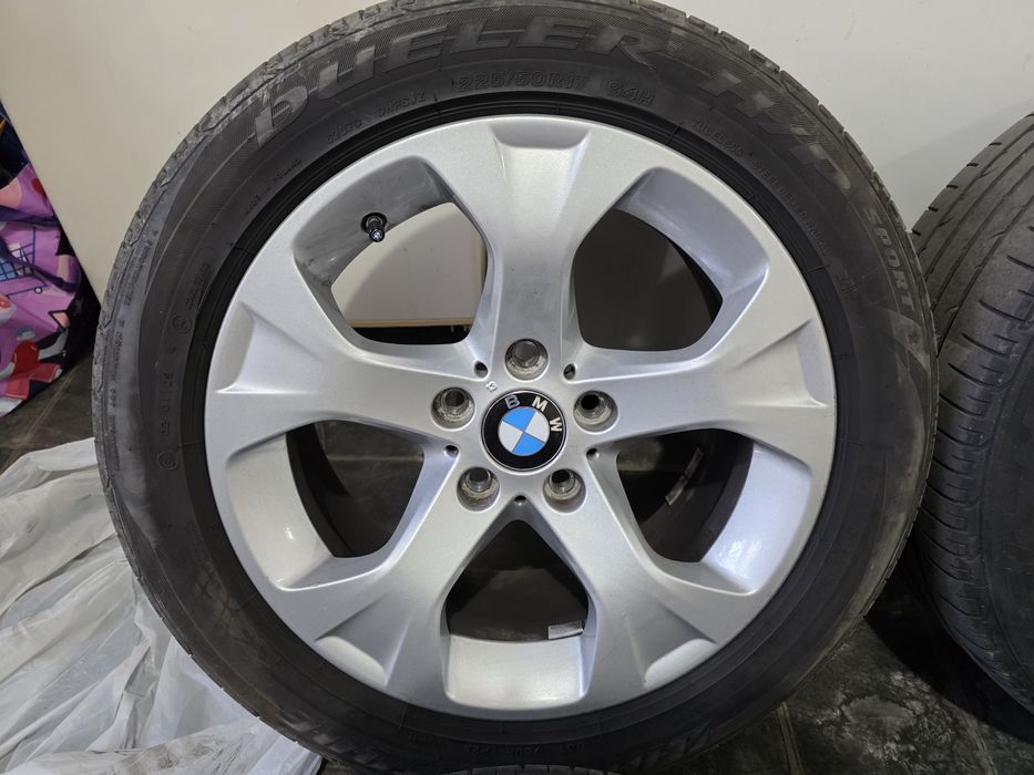 Jante BMW X1  2014 e84 + anvelope Brigestone 225/50/R17 + senzori !