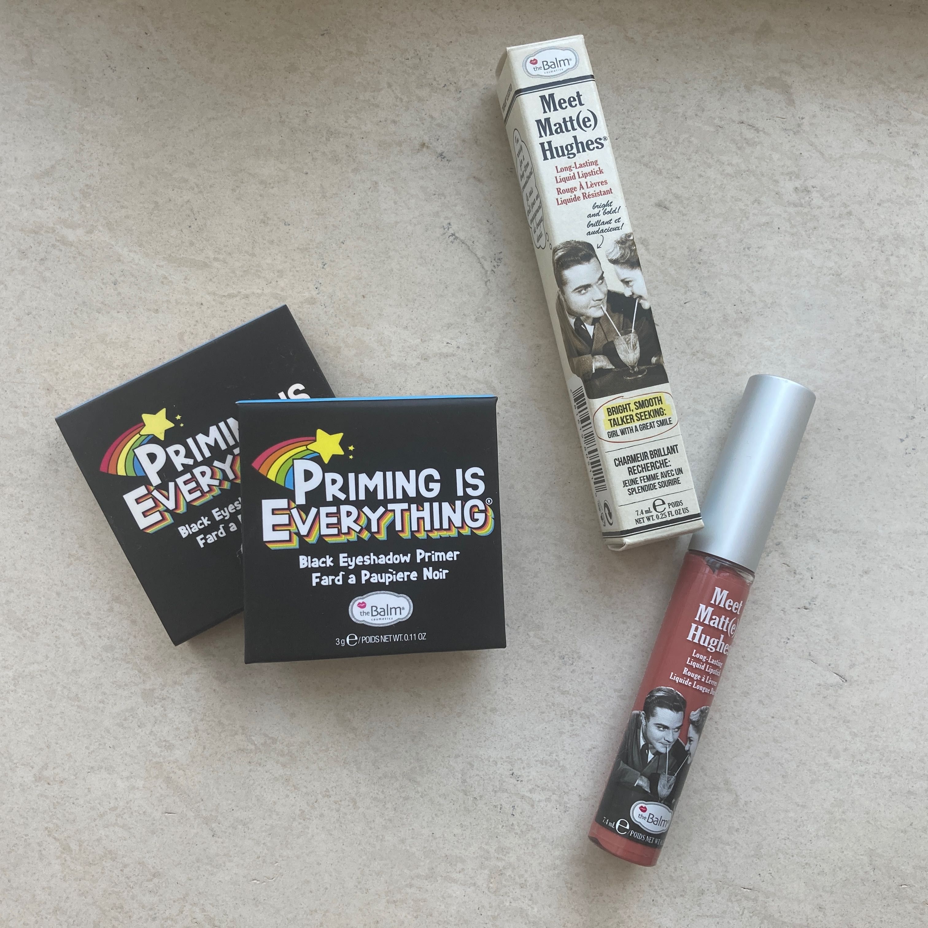 The balm primer & matte liquid lipstick