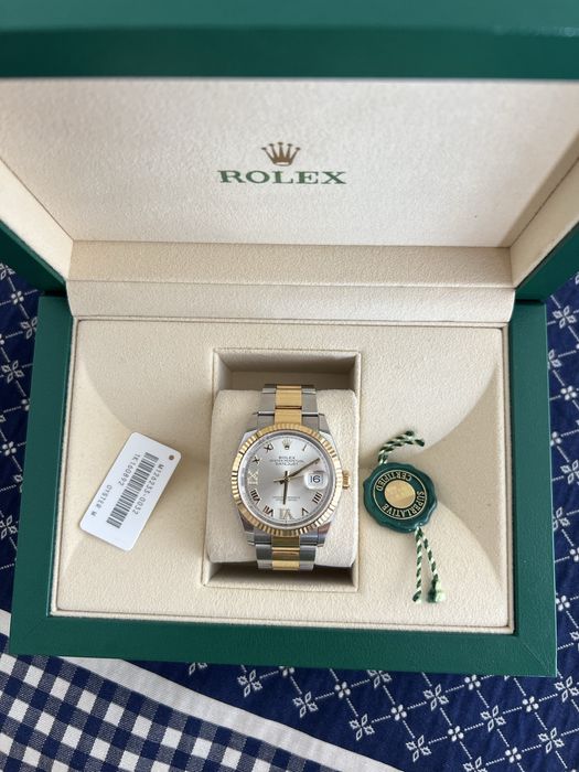 Rolex DateJust 36MM/Diamond 6/9/Full Set/
