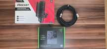 Комплект: HyperX - ProCast + кабел + Razer audio Mixer + стойка