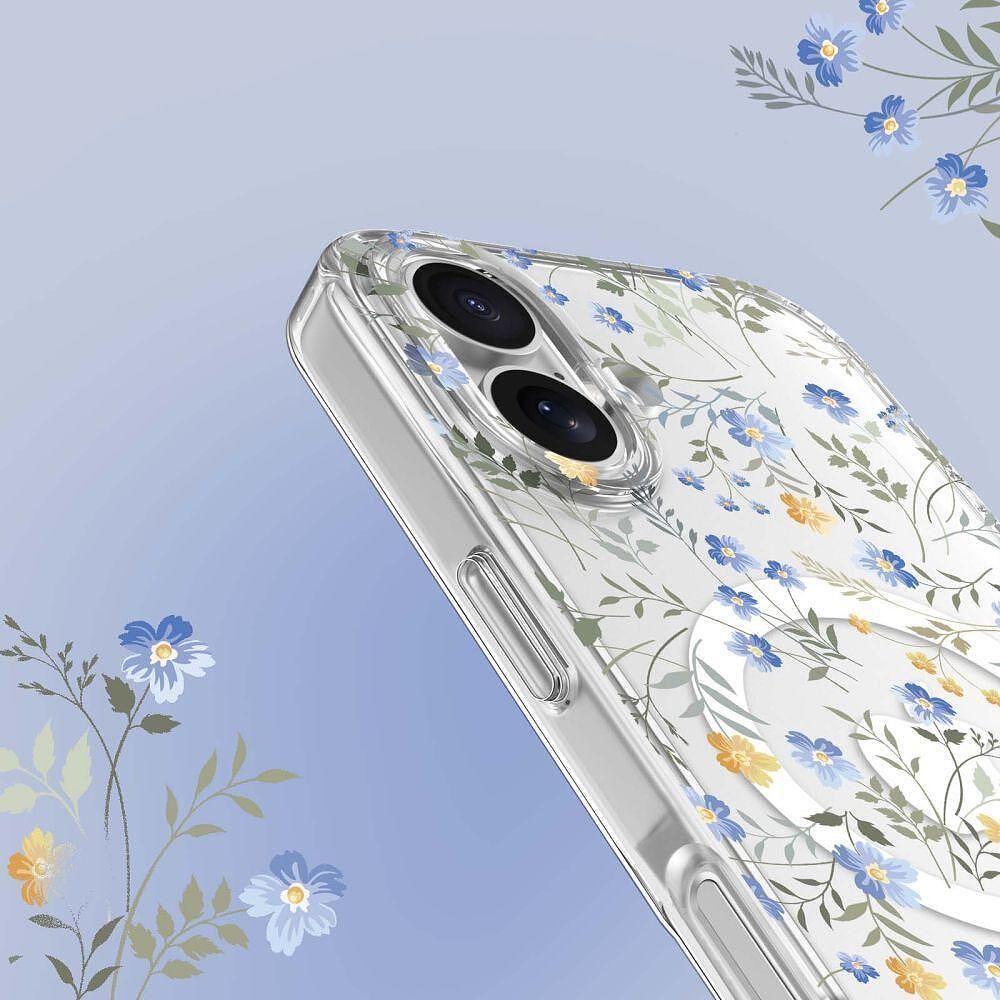 Tech-protect flexair magsafe калъф за iphone 16e - spring flowers