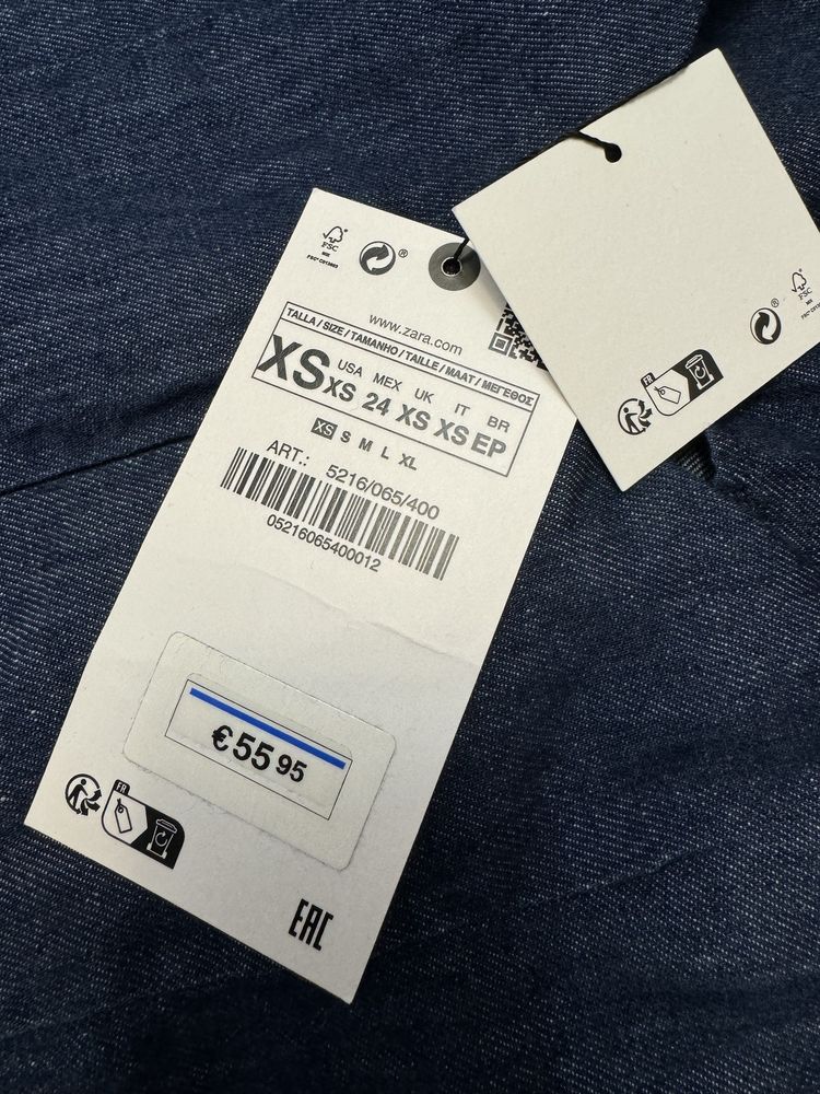 Джинсовое платье Zara
