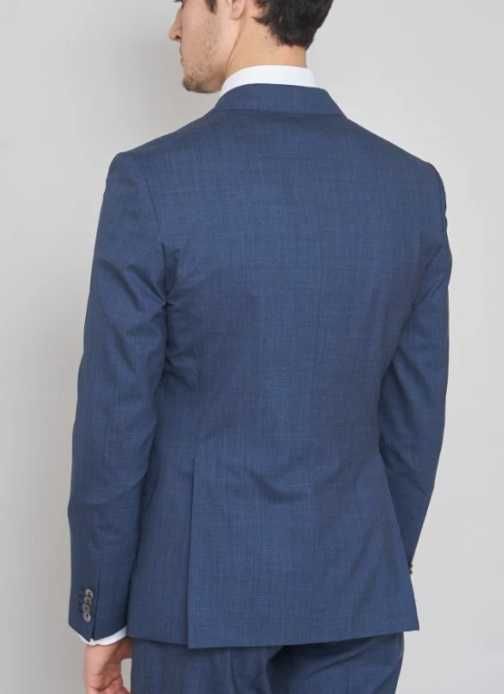 Sacou blazer slim 52 XL premium Brice London lana super 120's navy