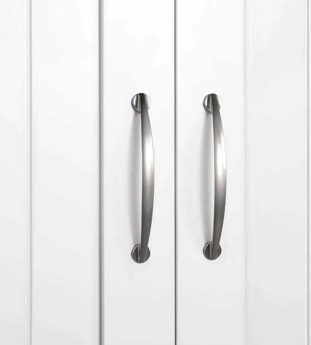 Dulap suspendat MDF, 2 niveluri, usa dubla, alb |R 592548 White