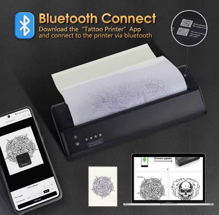 Тату принтер, термален принтер за шаблони/ tattoo printer
