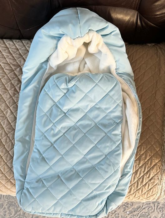 Кокон с комбинезоном зимний