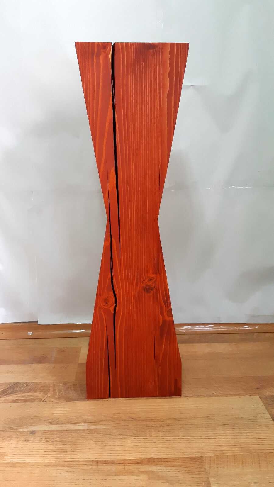 Sculptura lemn postament soclu 75 cm H Brancusi