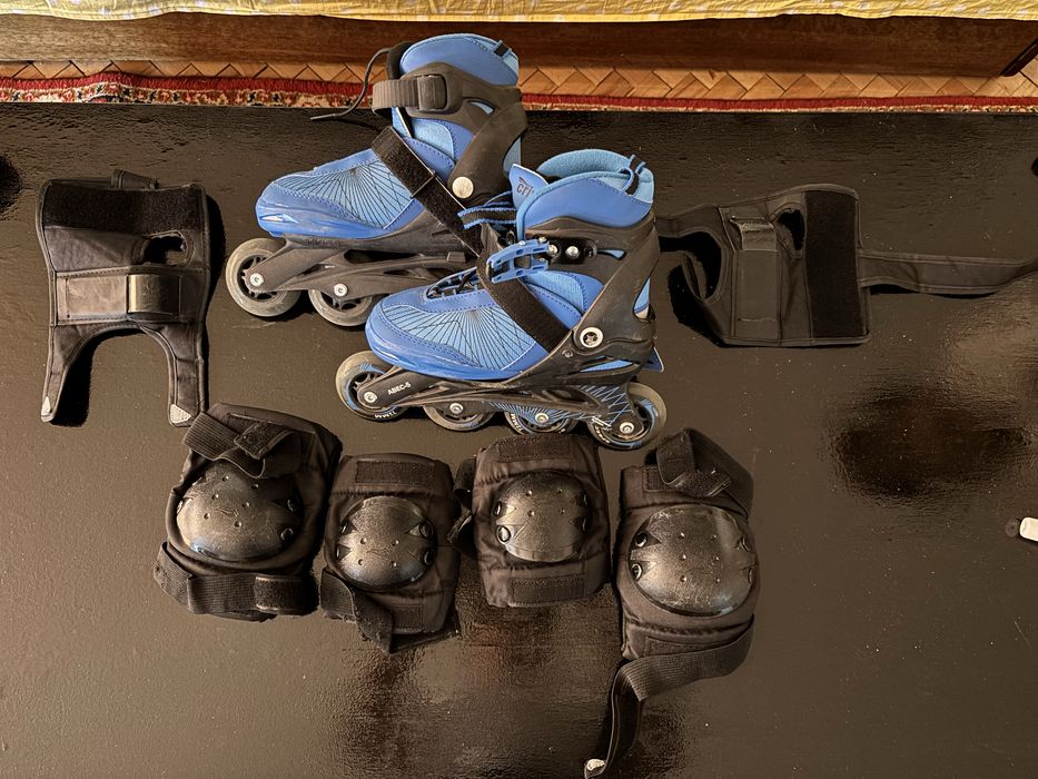 Ролери с комплект протектори