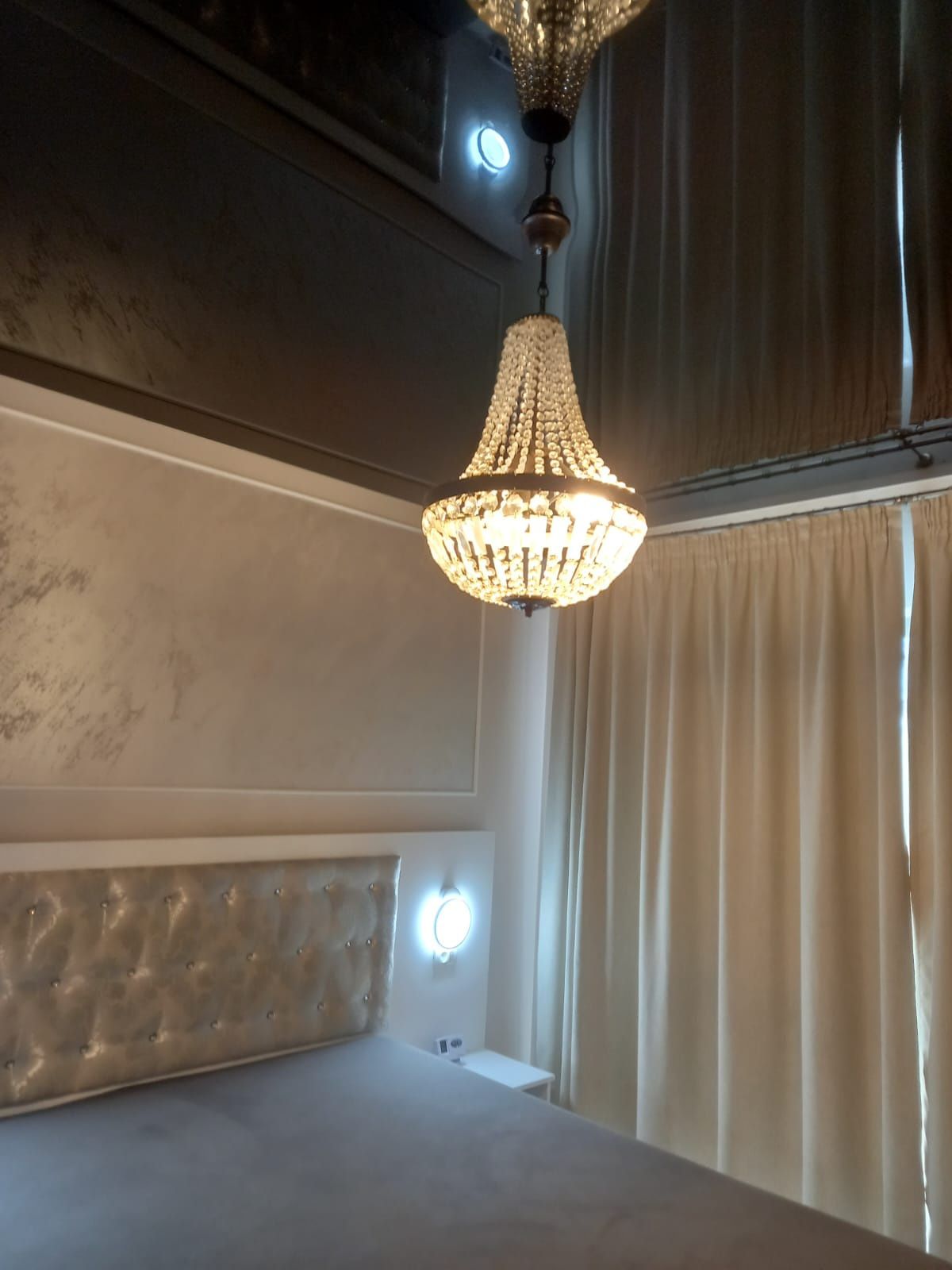Candelabre  din cristal,model frantuzesc( patru bucăți )