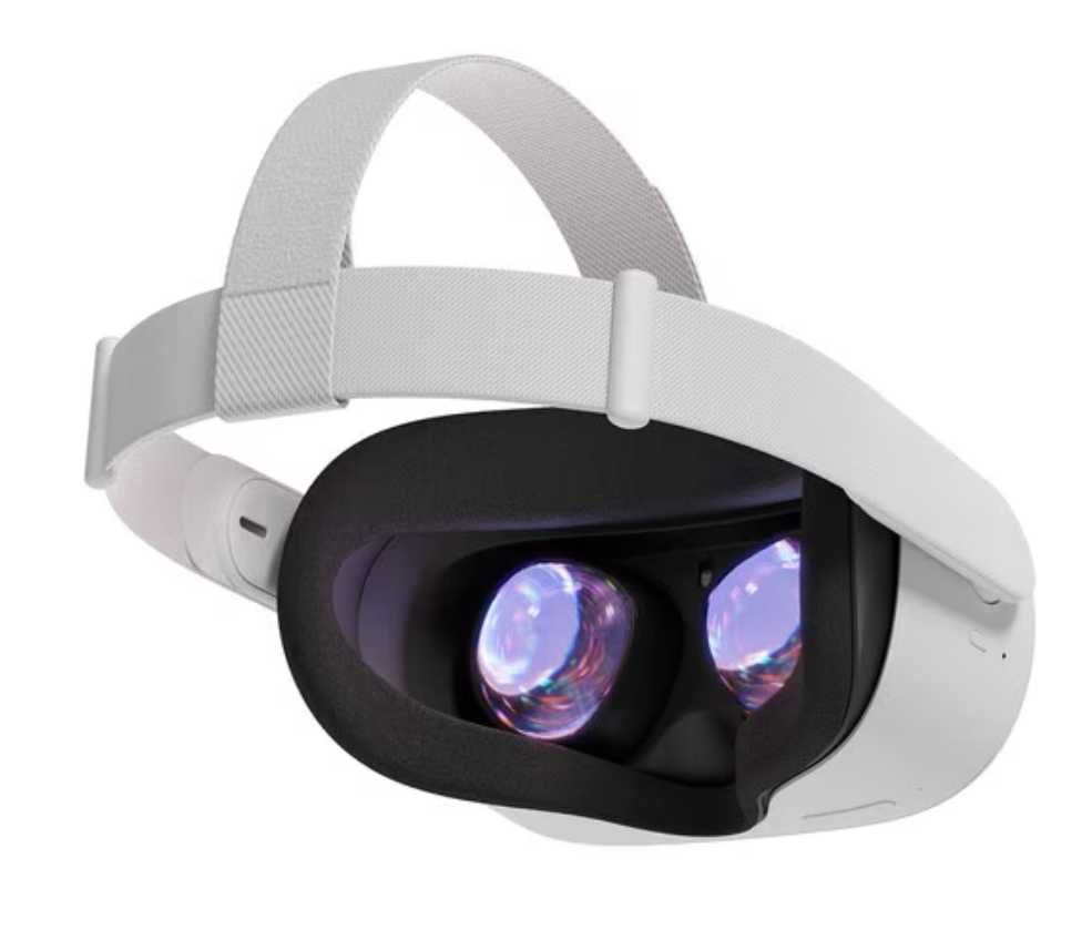 Ochelari VR META Oculus Quest 2, 256 GB, Alb. + cablu 5 metri PC