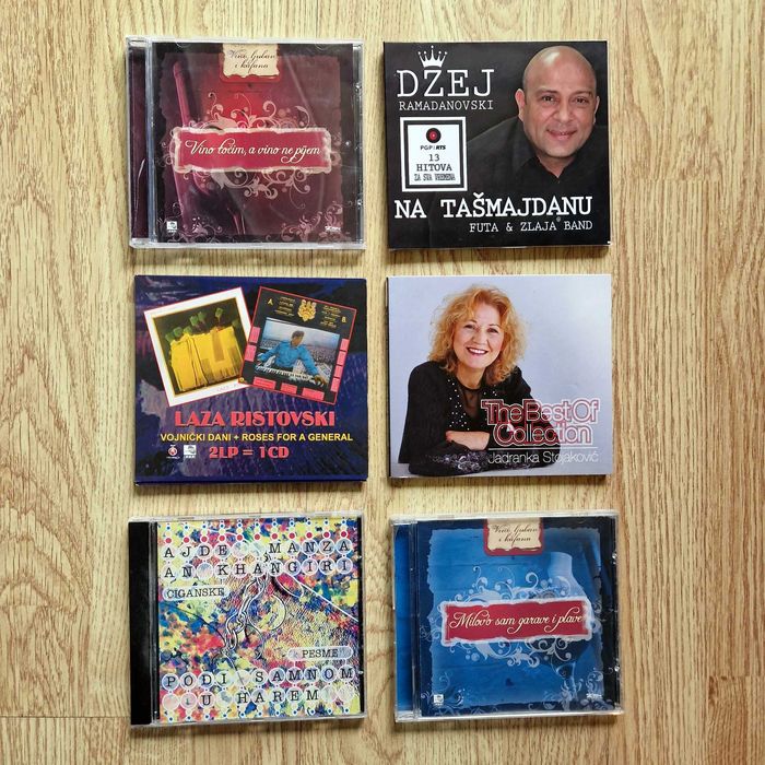 Дискове / CD - ретро поп-фолк, сръбска музика, бг естрада (матрични)