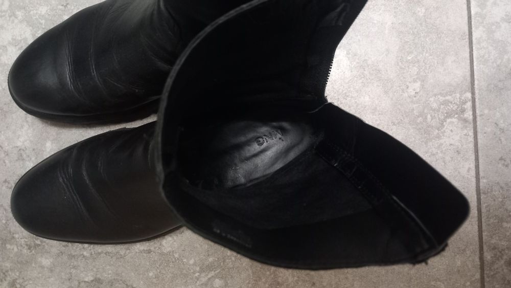 Боти естествена кожа