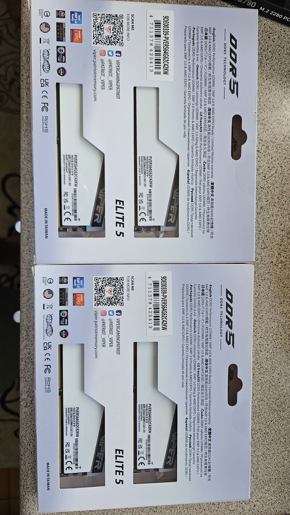 Memorie ddr5 kit 2x32 gb 6200 Viper Elite 5