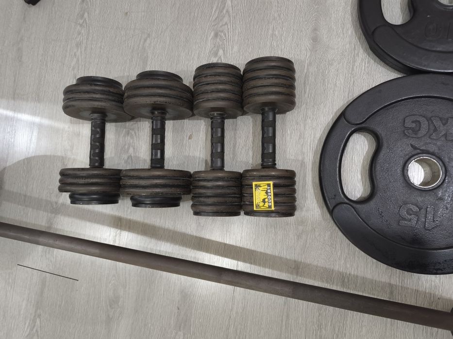 «Продаю штангу и гантели с блинами»