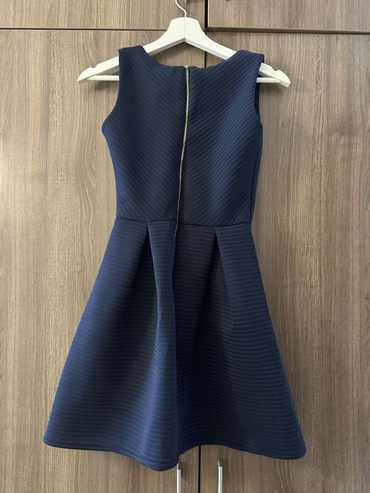 Синя елегантна рокля