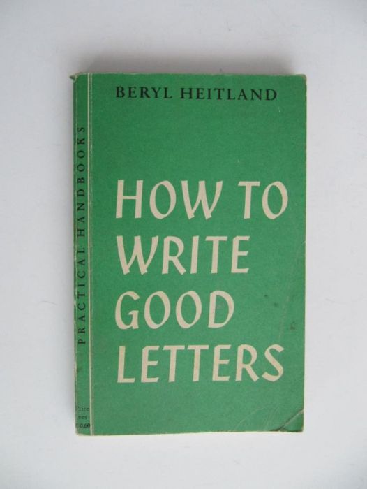 How to write good letters