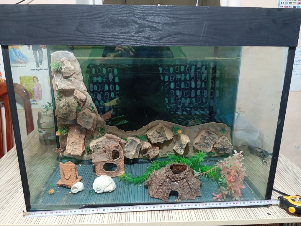 Тирариум аквариум большой на 90-100 литров