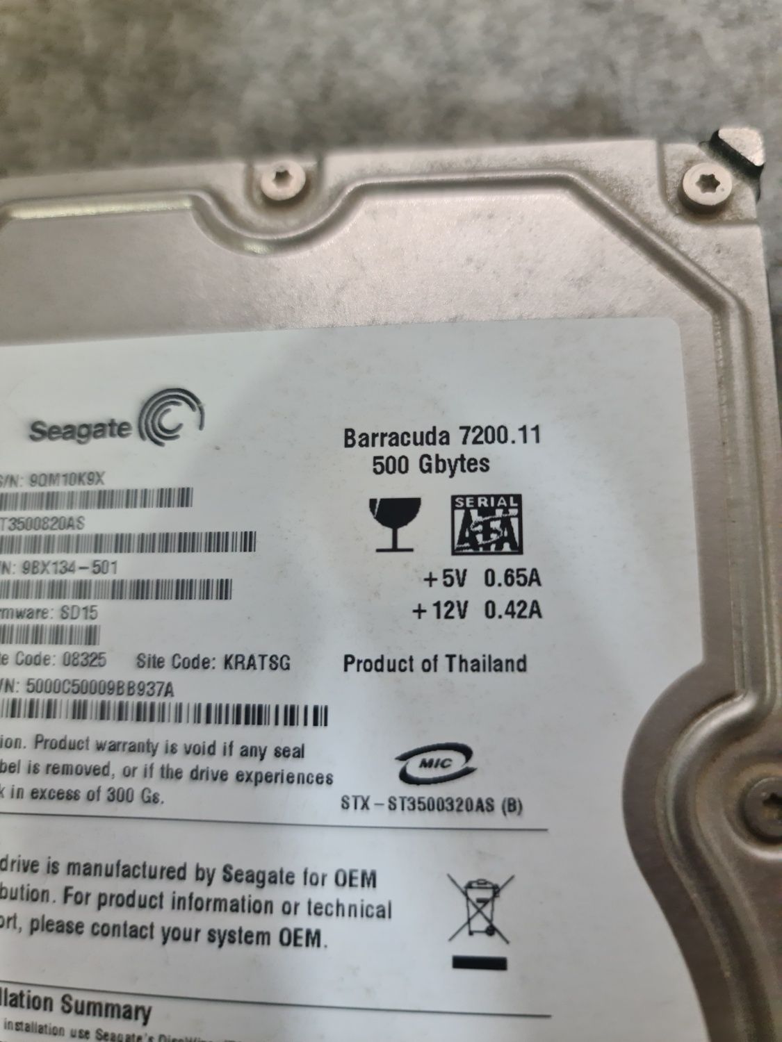 Hdd 500 gb обмен на ssd накопитель