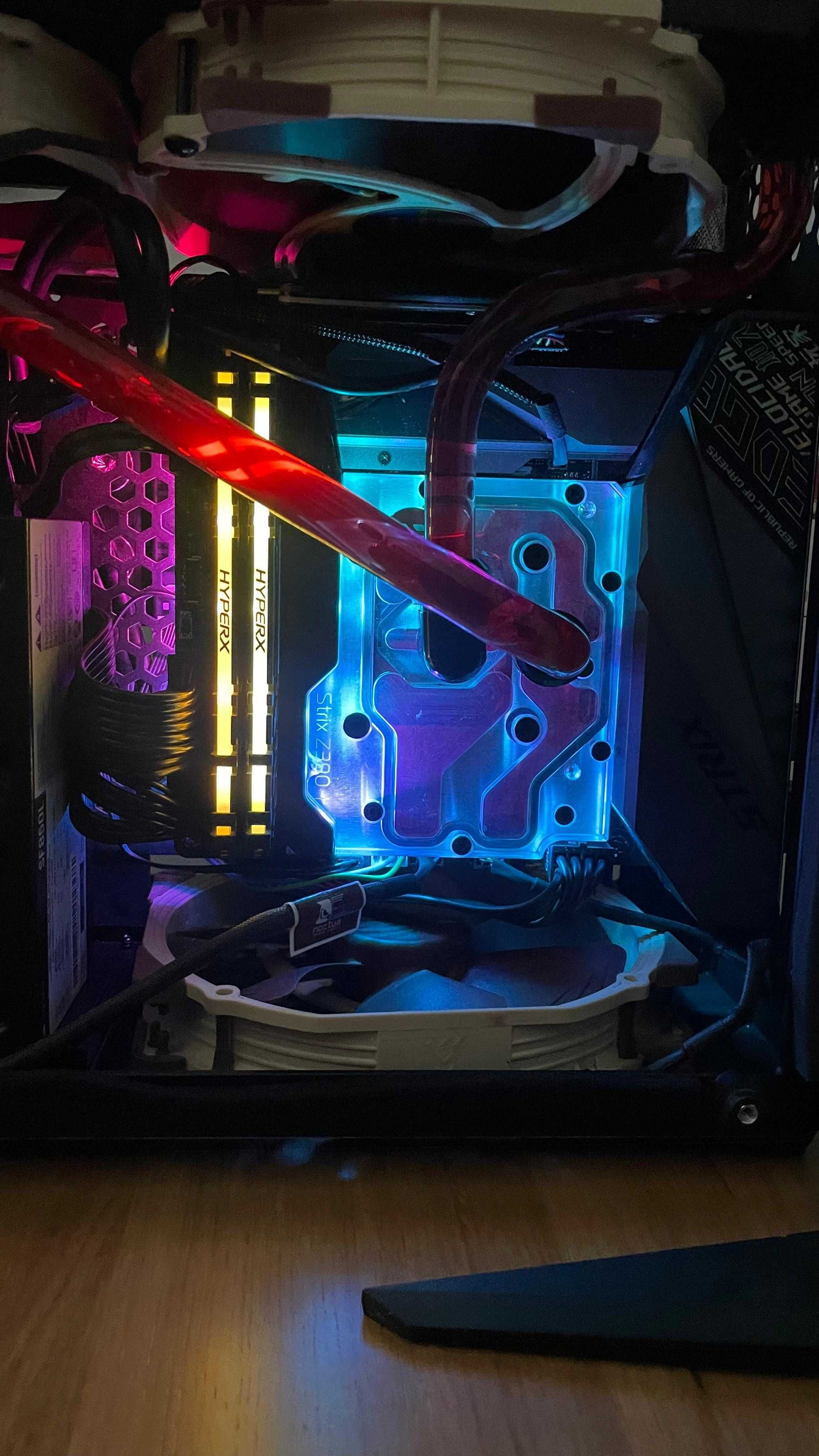 Placa de baza ASUS ROG STRIX Z390-I-i5-9600K-32gb Ram-EK-Momentum RGB