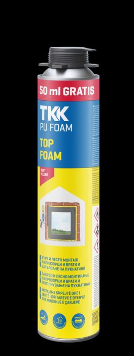 Пяна полиуретанова пистолетна Top Foam Best Seller – 750+50 мл – (ТКК)