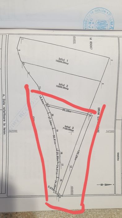 Teren extravilan Simeria - Cu acces la stradă și zonă bună