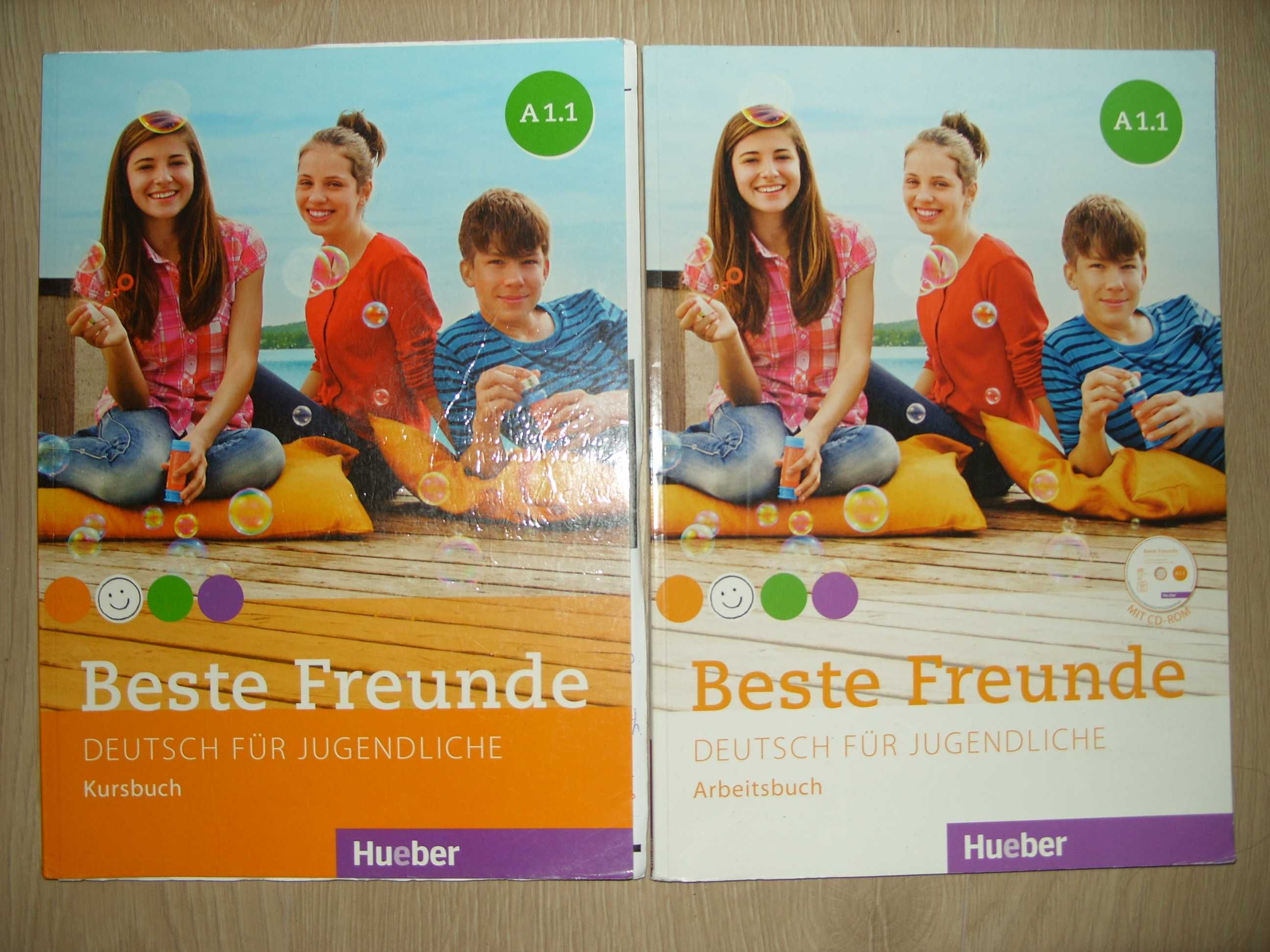 Немски език и тетрадки Beste Freunde А1.1 и А1.2 и  PRIMA А2 и B1.1