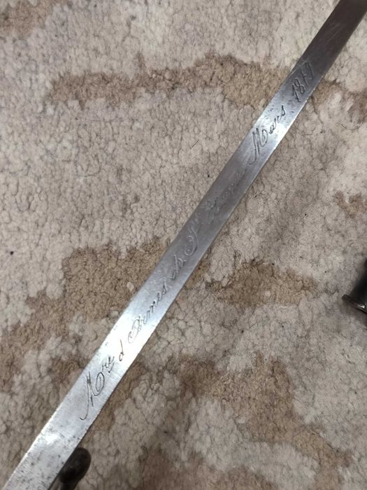 Френски щик нож байонет ГРА GRASS M1874 съвпадащи номера