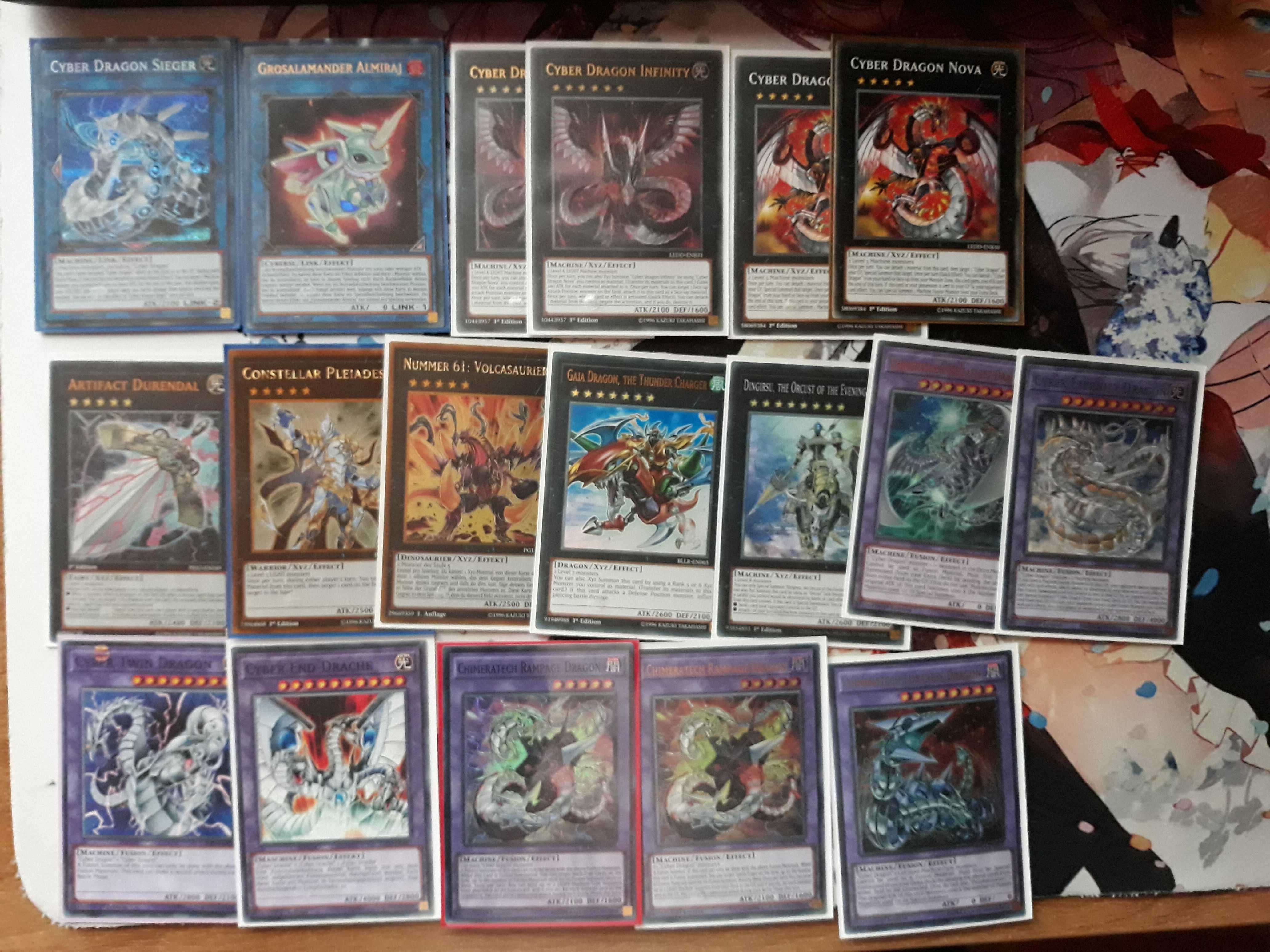 Carti de joc Yugioh Cyber Dragon Deck+Extra deck