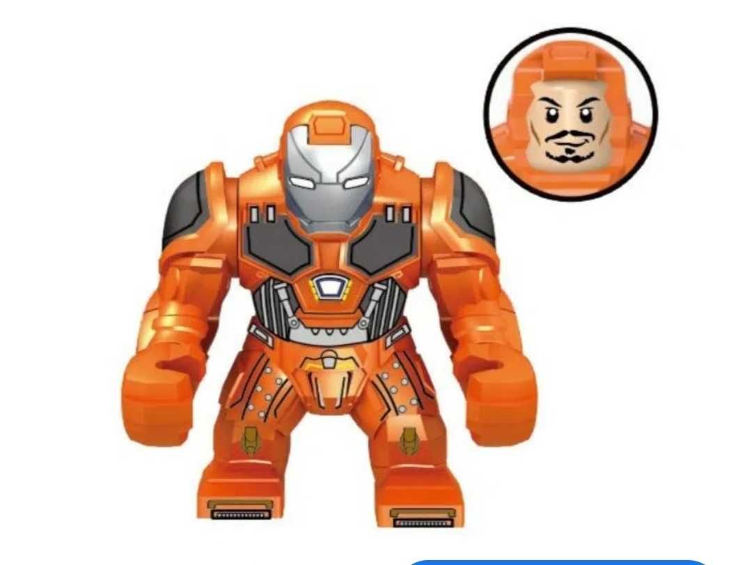 Marvel Iron man, Black Panter, Rhino, Captain America, Hulk & Red Hulk
