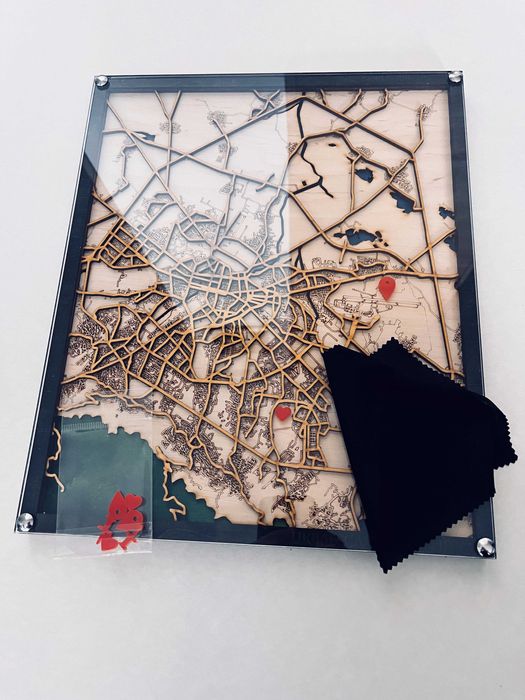 Персонализиран подарък. Подарък за нов дом, годишнина или сватба