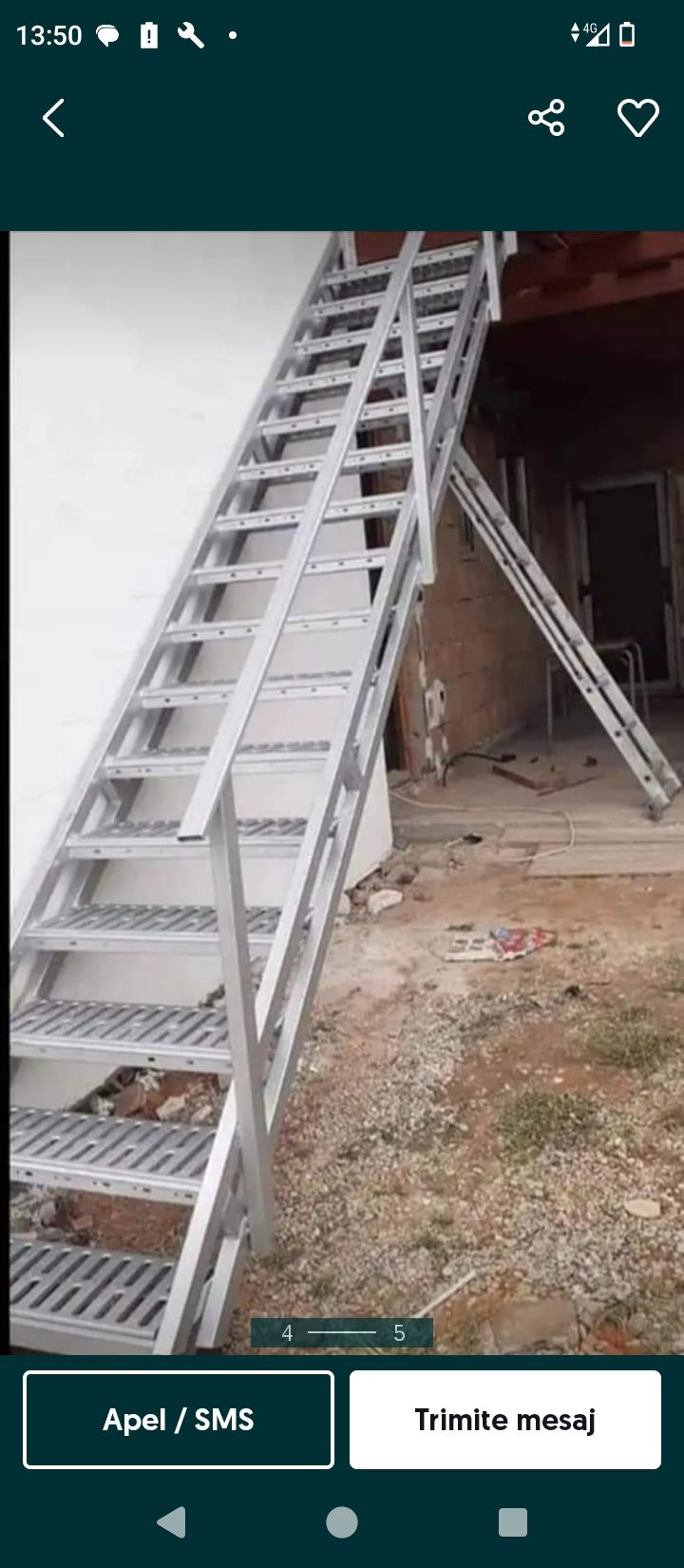 Scări metalice galvanizate