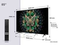 Телевизор TCL C6K 75/85 inch Premium QD-Mini LED 144Hz +кронштейне