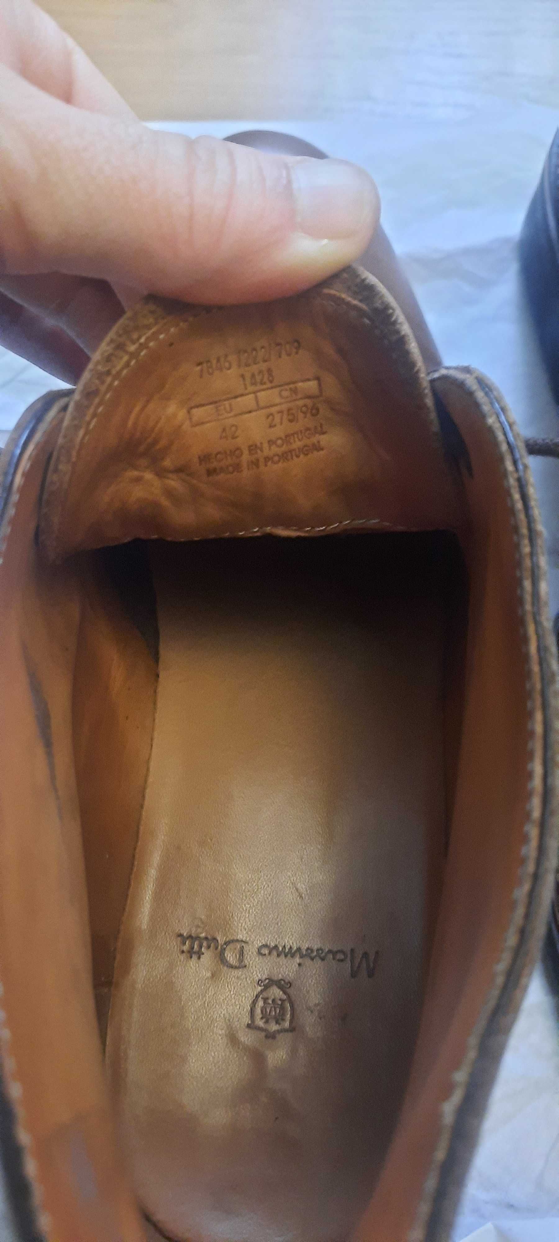 Мъжки кожени обувки - боти Massimo Dutti