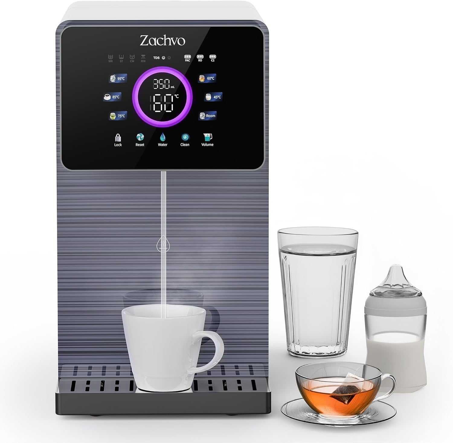 Диспенсър за вода Zachvo Puri (MZF-V12) 2200W 3 филтърни патрона