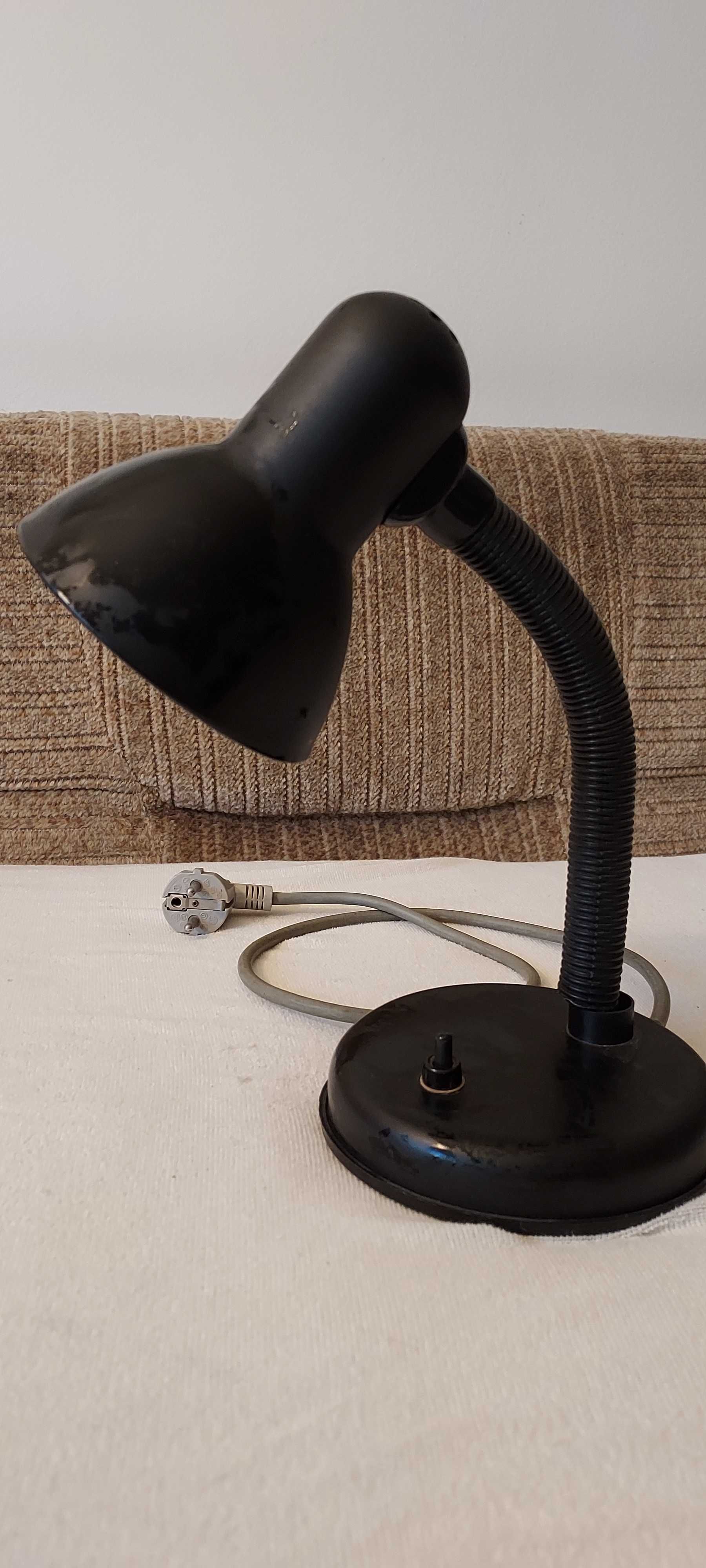 Lampa de podea cu picior negră; Veioză birou;Lampa Laptop USB