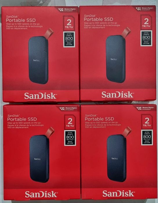 Sandisk portable ssd 2tb + sumka