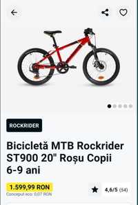 De vanzare Bicicleta Rockrider st900 20” 6-9Ani