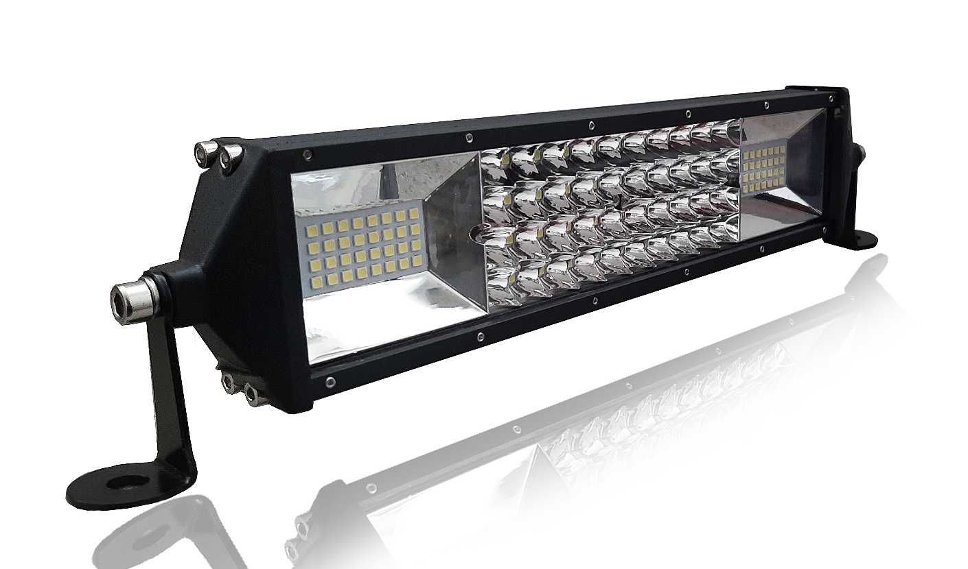 Мощен  Лед Диоден фар Прожектор 12V 24V 4 Редов Quad Row