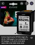 Tus imprimanta HP 652XL