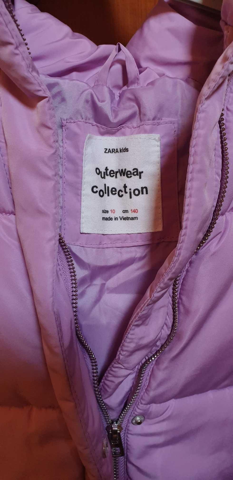 Scurta iarna pentru fete, Zara Collection, cu gluga, marimea 140