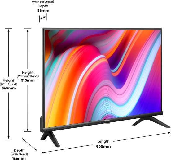 HISENSE 40A4K LED SMART TV, VIDAA, 40.0 ", 100.0 см , Full HD