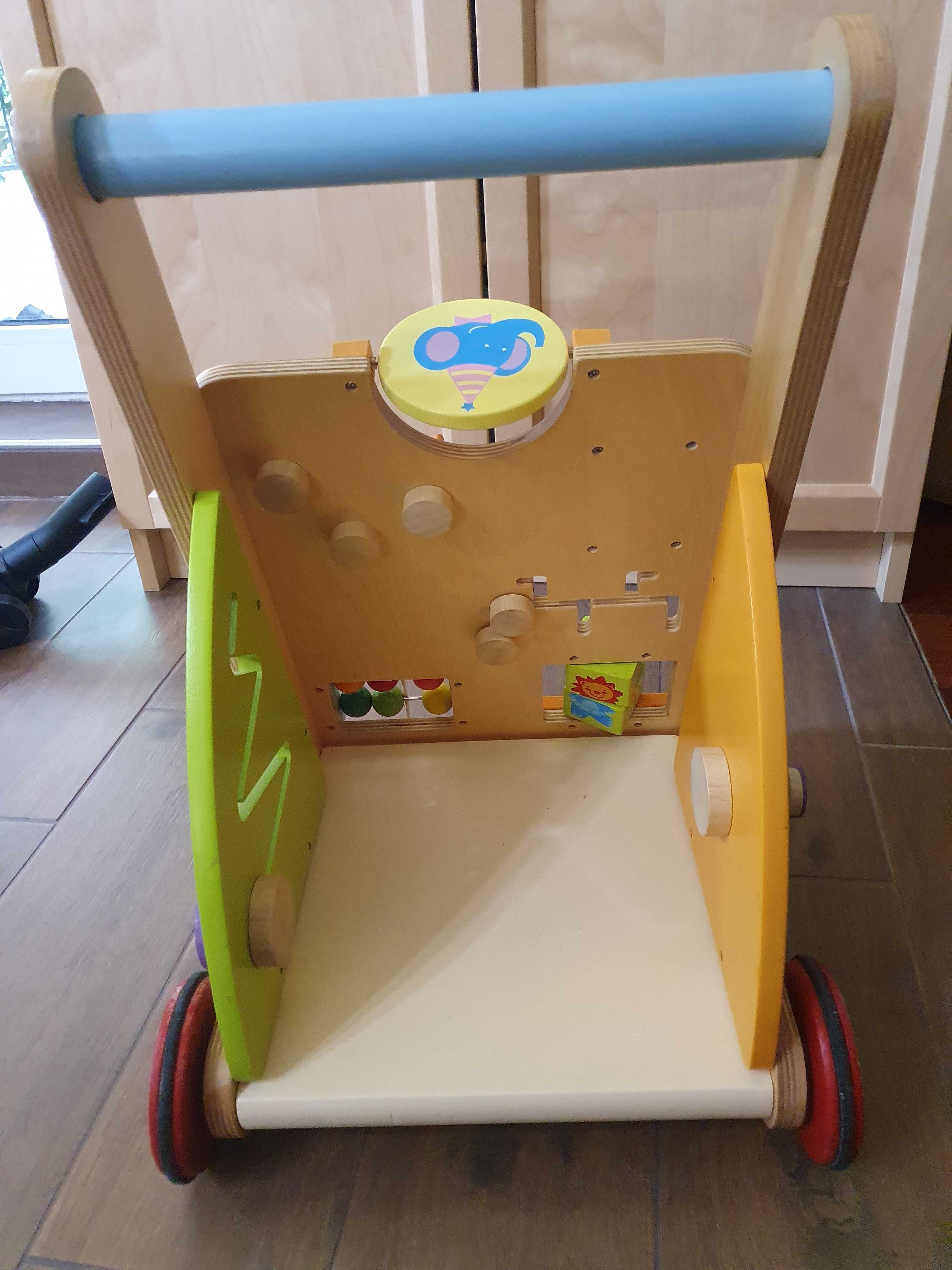 Дървен уокър бизиборд/walker busy board Artiwood