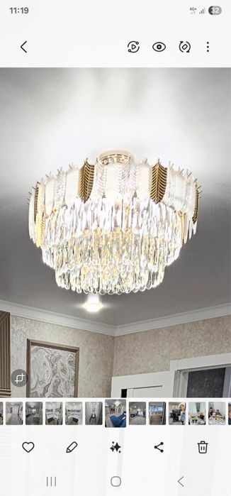 Люстра для гостиной большая