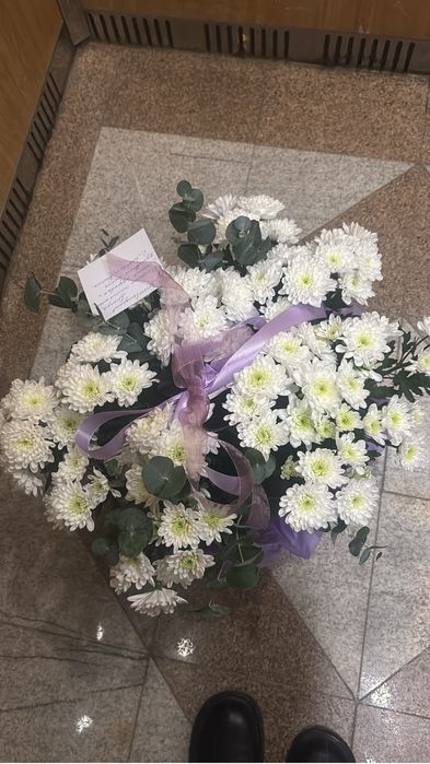 Цветы с корзинами