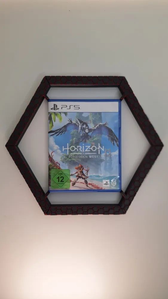 Държач за PS5/PS4/XBOX игри за стена – шестоъгълни рамки