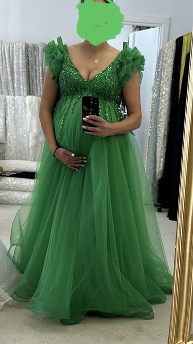Rochie de ocazie gravide:plinuțe
