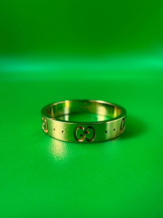 Златен пръстен GUCCI Icon р.56